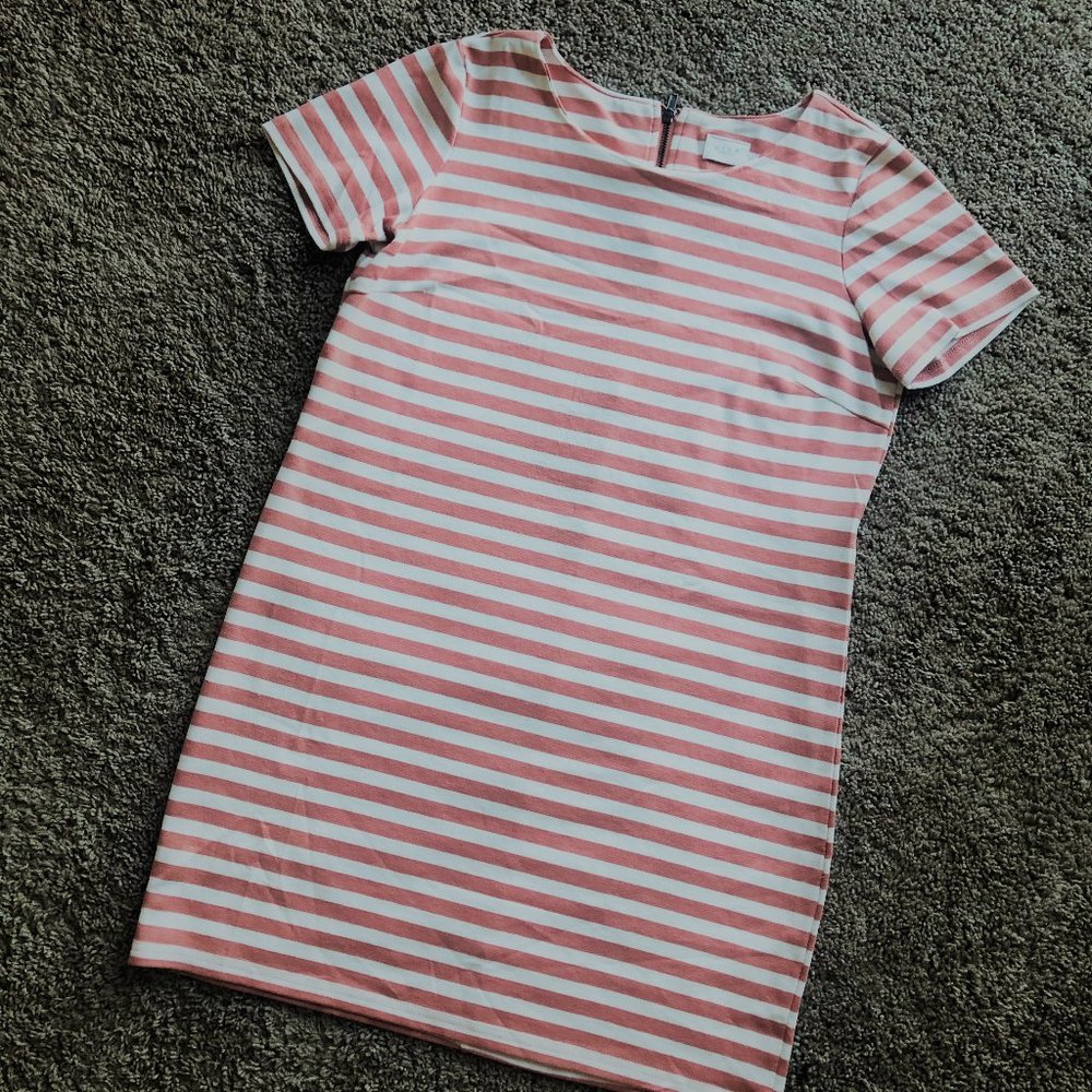 Striped sweater dress